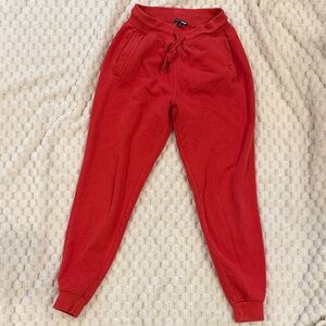 Fashion Nova Red Jogger Pants (XS)